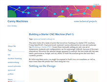 Tablet Screenshot of cannymachines.com